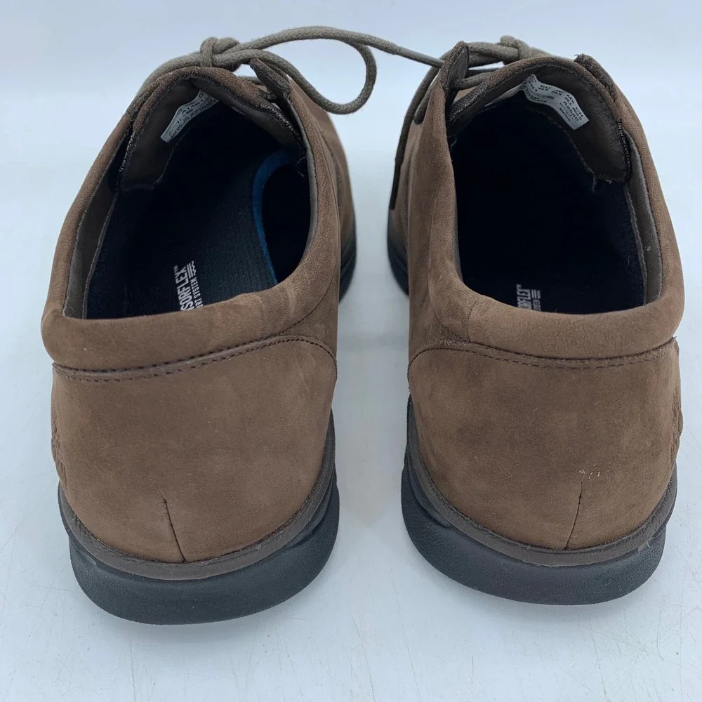 Timberland Mens A14B1 Gore-Tex Waterproof SensorFlex Brown Leather Oxfords 10.5